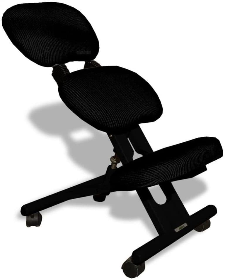 Sedia Ergonomica PIERO, in Tessuto color Nero