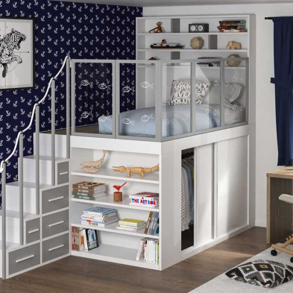 Cameretta Salvaspazio SPAZIOBED® Young Marina