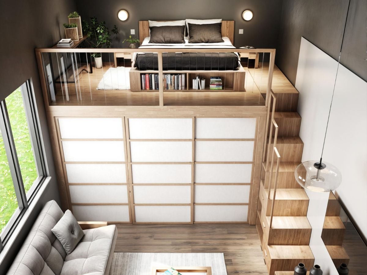 12 Letto a Soppalco con Cabina Armadio - immagine 2