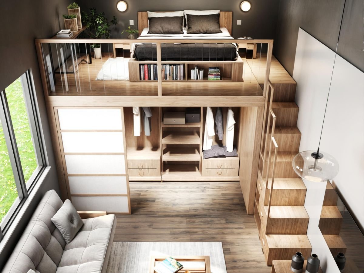 13 Letto a Soppalco con Cabina Armadio - immagine 3