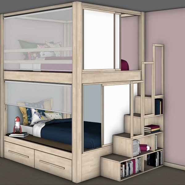 Letto Castello LUI LEI Letto a Castello "Lui e Lei "