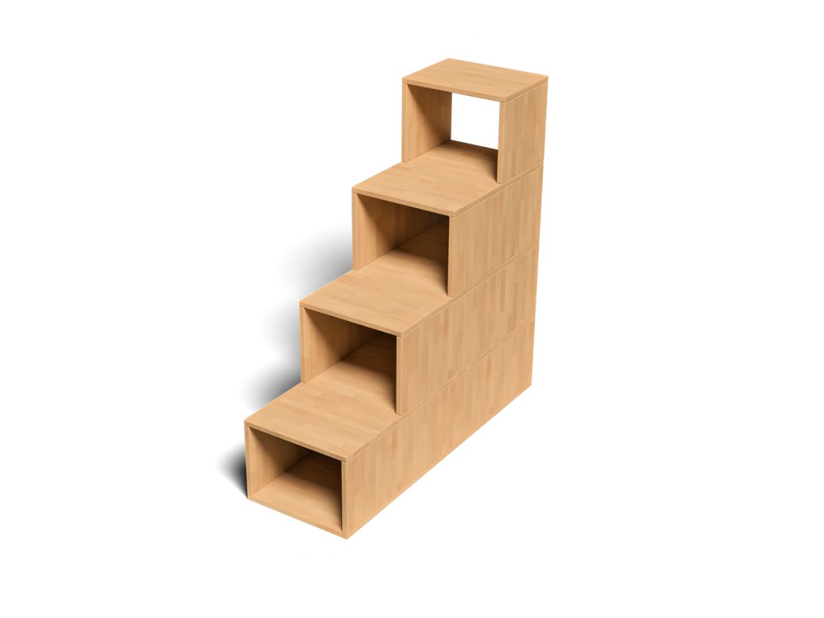 KAI 4 Scala a Cubi Kai con Apertura Frontale 4 Scalini 120 x 120