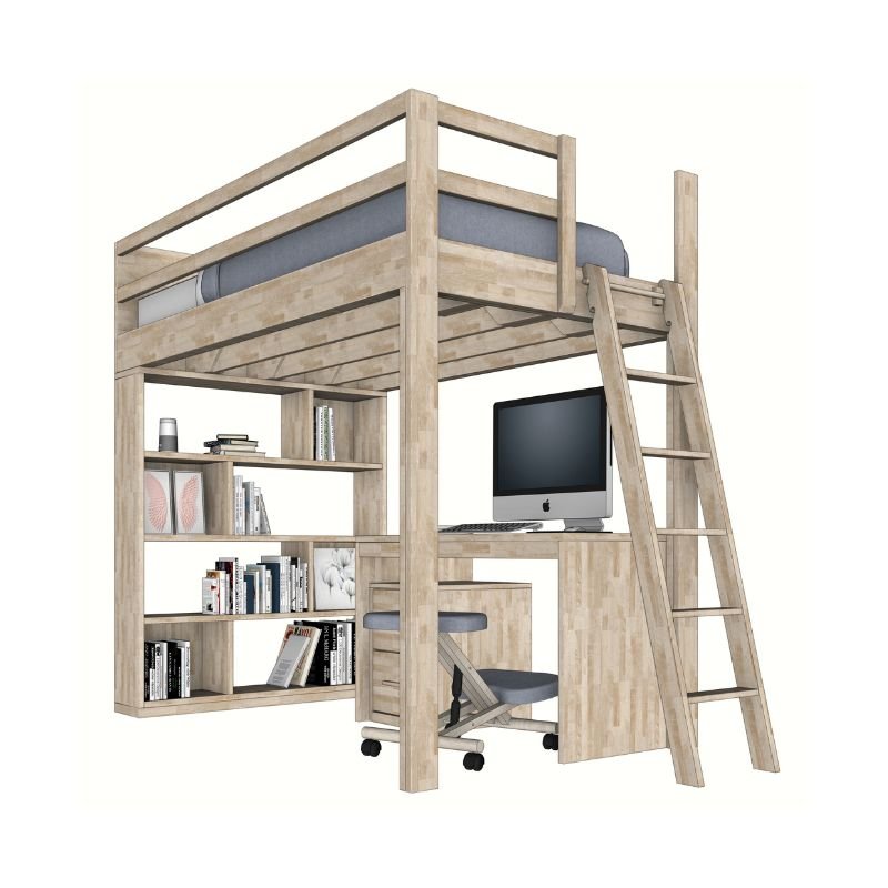 1 Letto a Soppalco Casa sull'albero "Libreria " - immagine 2